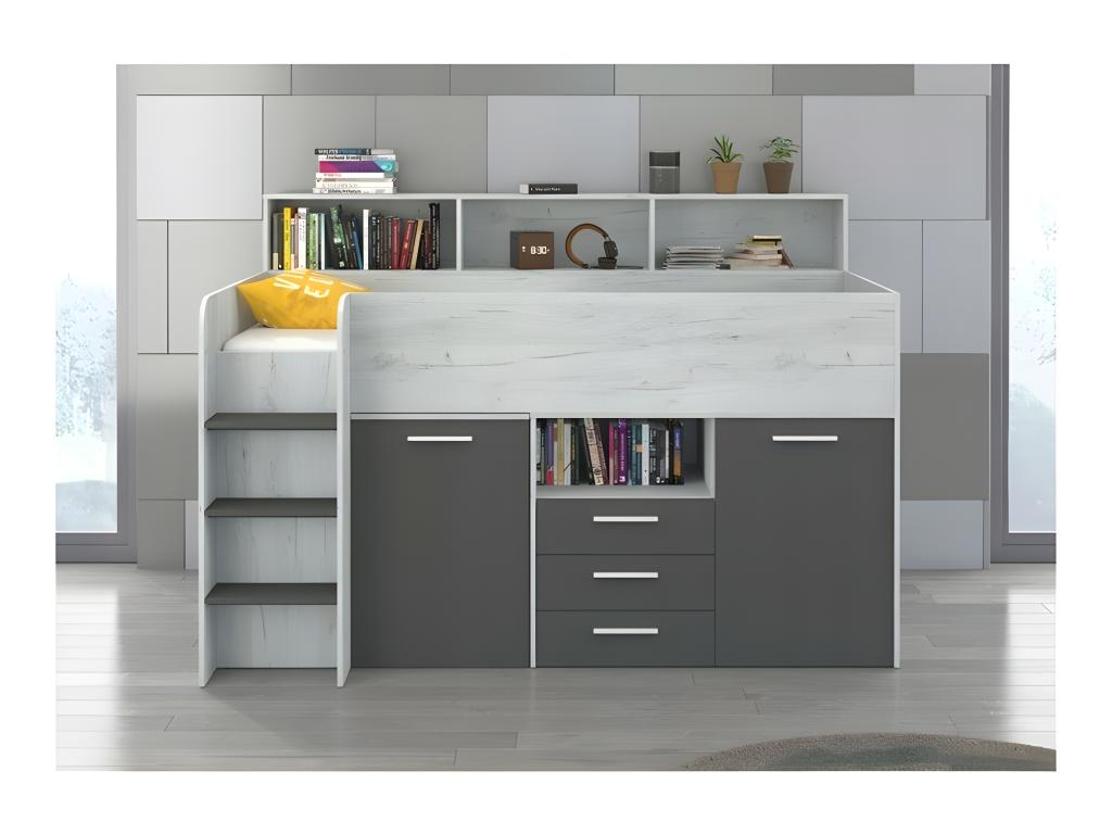 Bed Desk (White) 80X200CM - Brown