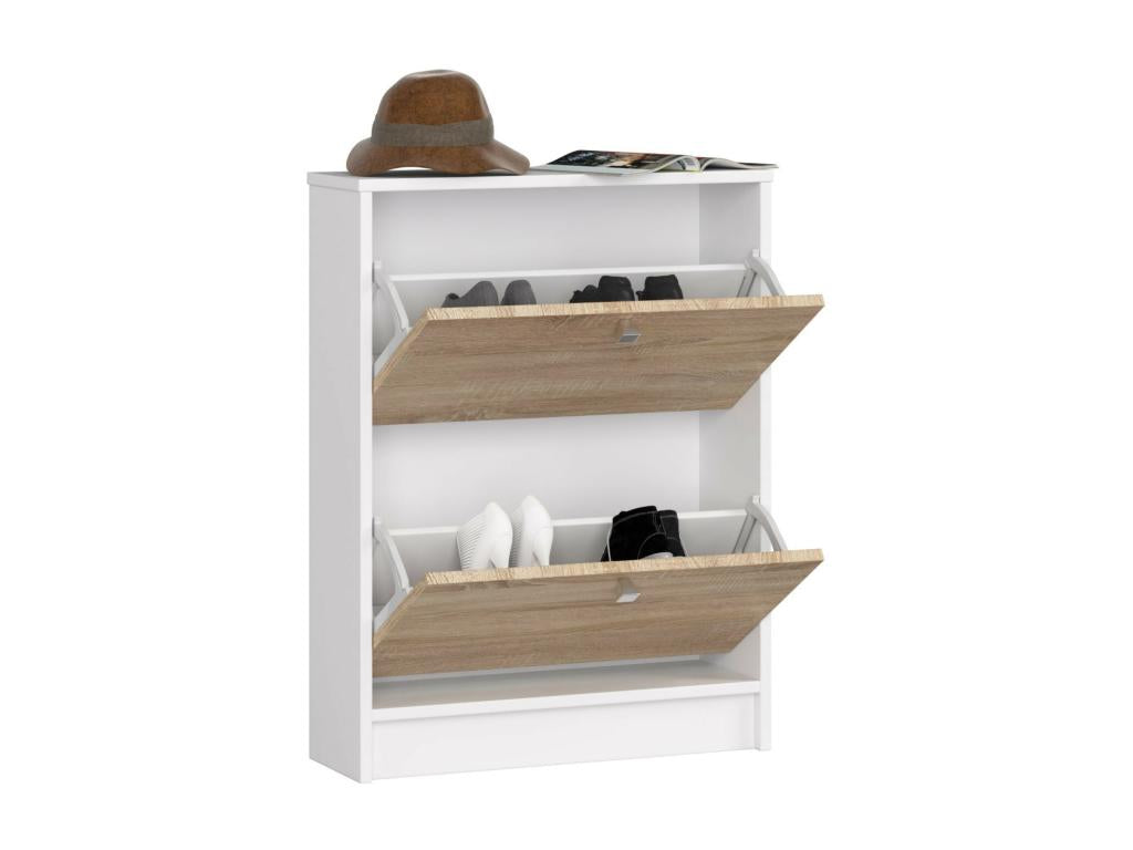 Cabinet (White) - Blanc/Naturel clair