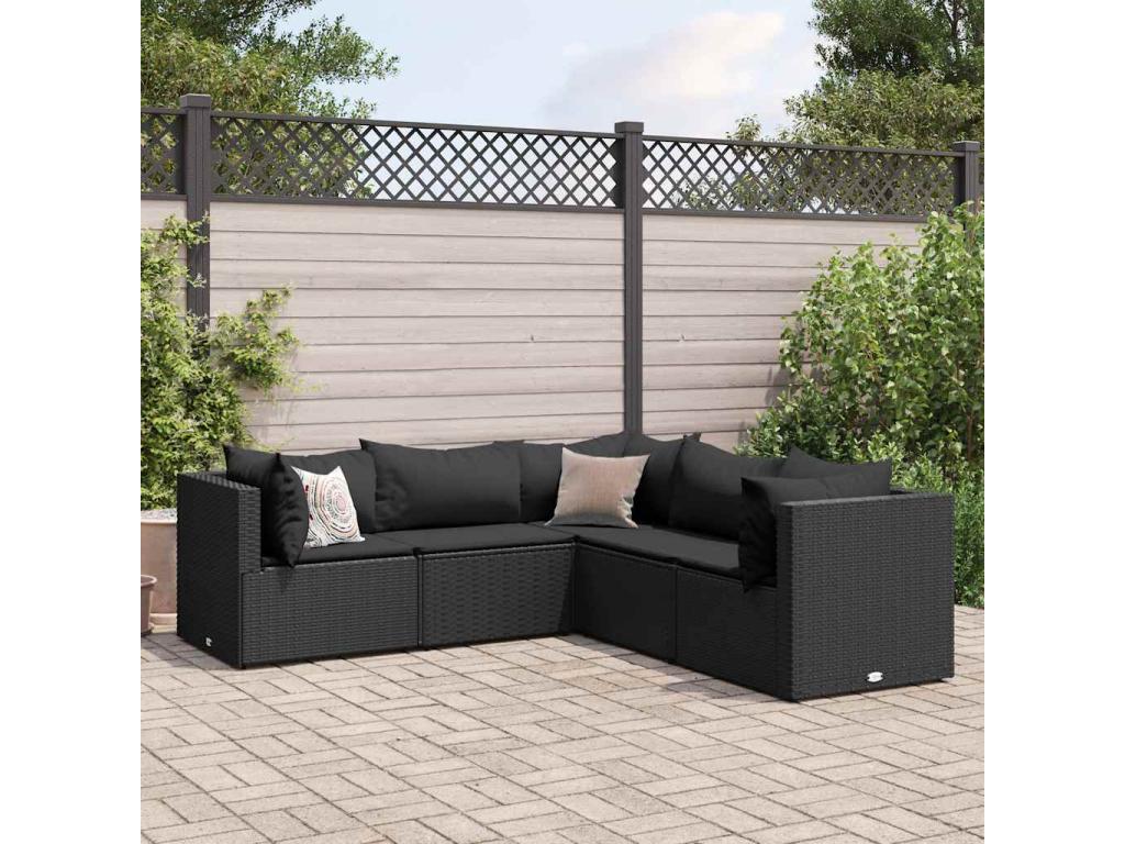 Outdoor Set Garden Cushion (Black) hast273121