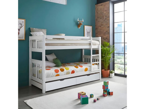 Bed (White) 90X190CM