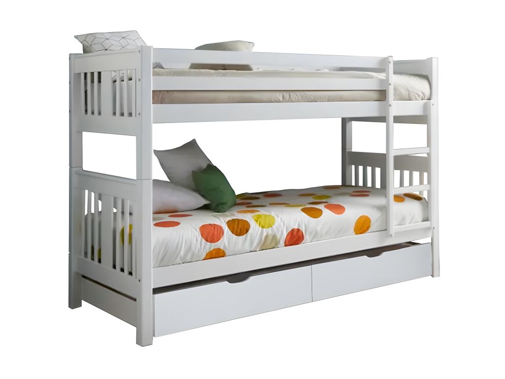 Bed (White) 90X190CM