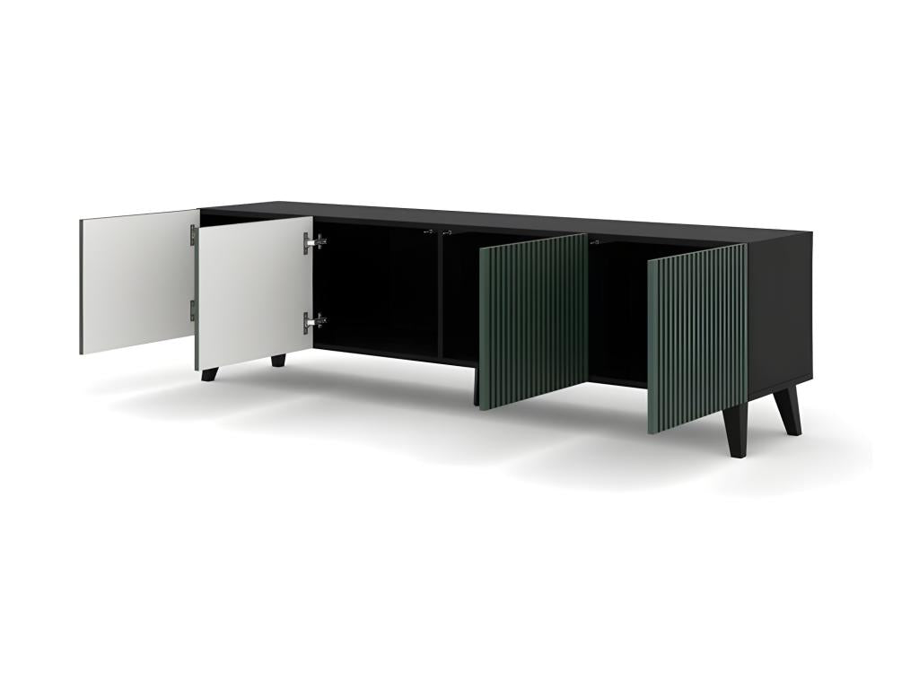 Cabinet (Black) 200X42X56CM - Green