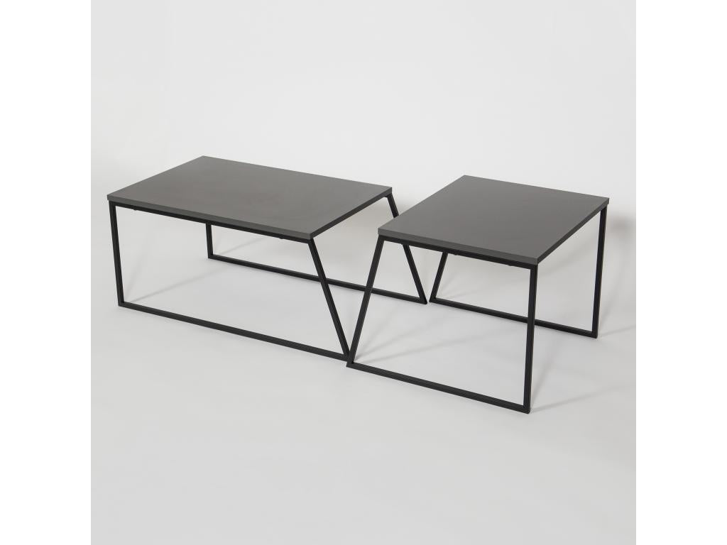 Tables (Black) - Multicolore