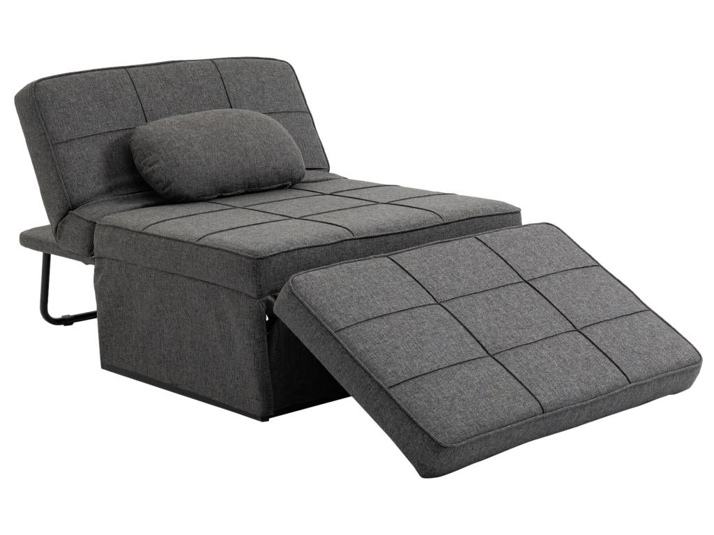 Armchair (Black) - Gray