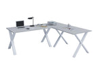 Desk Table (White) - Gray