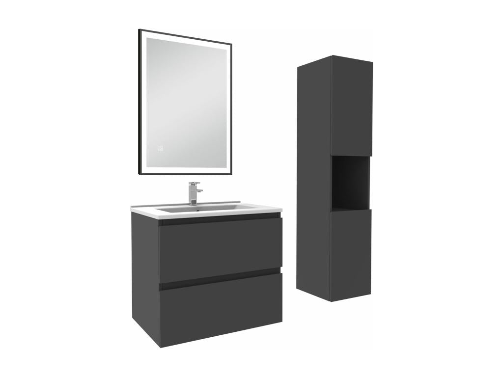 Cabinet Mirror - Black