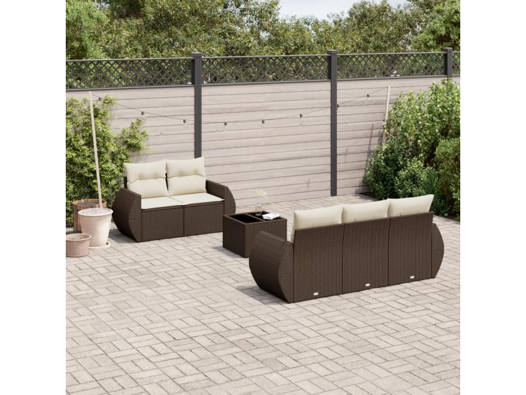 Outdoor Set Garden Cushion (Brown) qqgq807791
