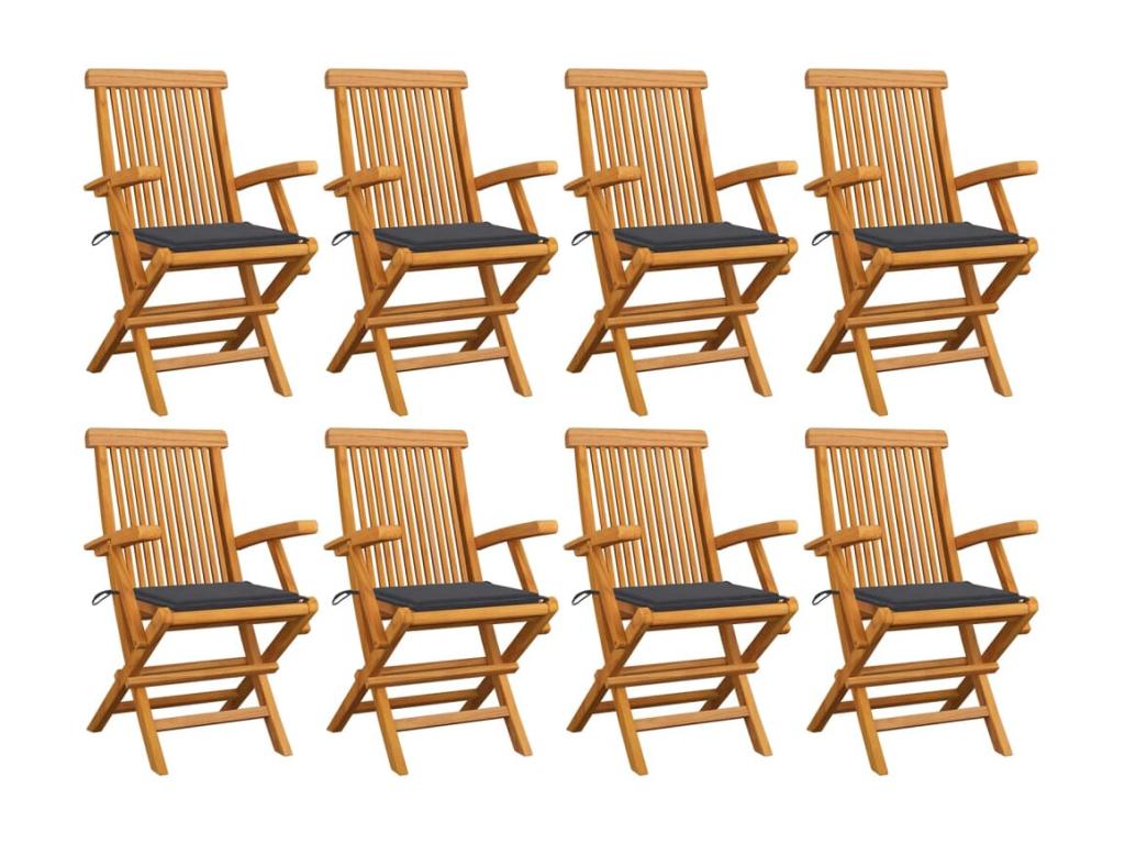 Chairs Garden Cushion - Gris anthracite