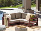 Sofa Garden (Red) - Brown
