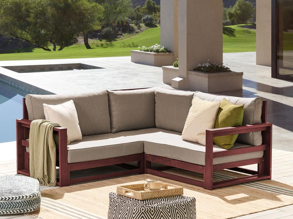 Sofa Garden (Red) - Brown