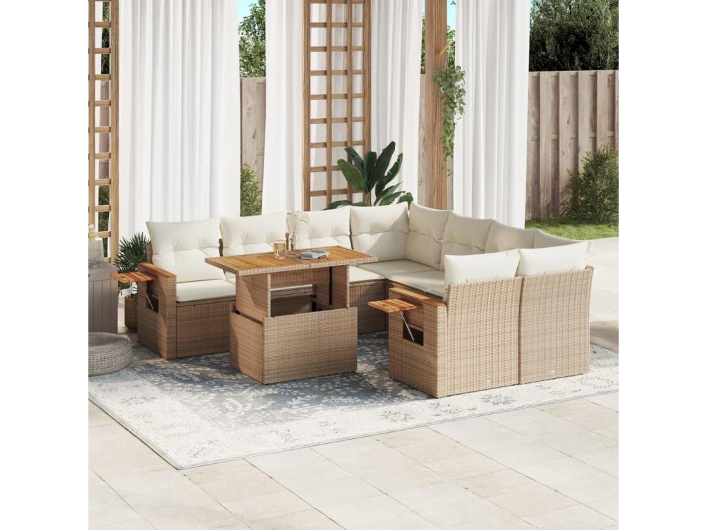 Outdoor Set Garden Cushion (Beige) uuhh204961