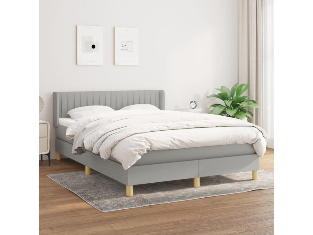 Bed Mattress (Gray) 140X190CM lslt232861