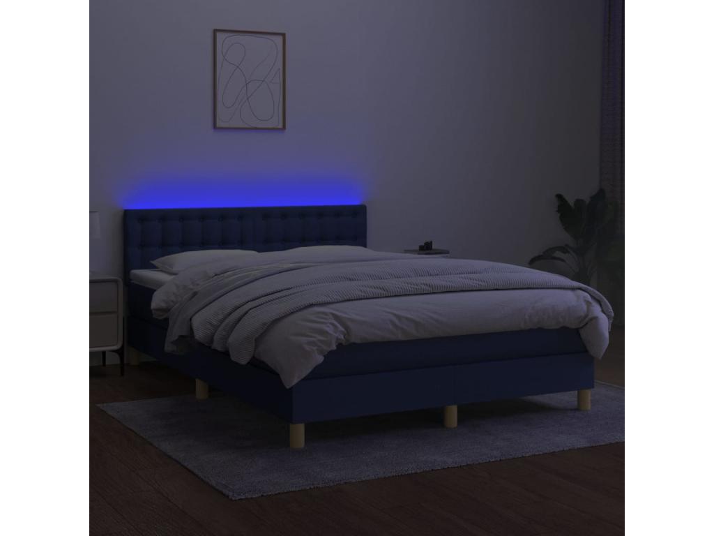 Bed Mattress (Blue) - White yror705421