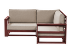 Sofa Garden (Red) - Brown