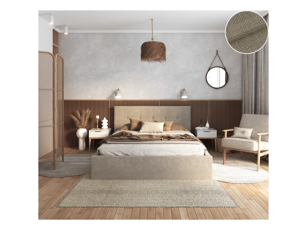 Bed (Beige) dvoe464771