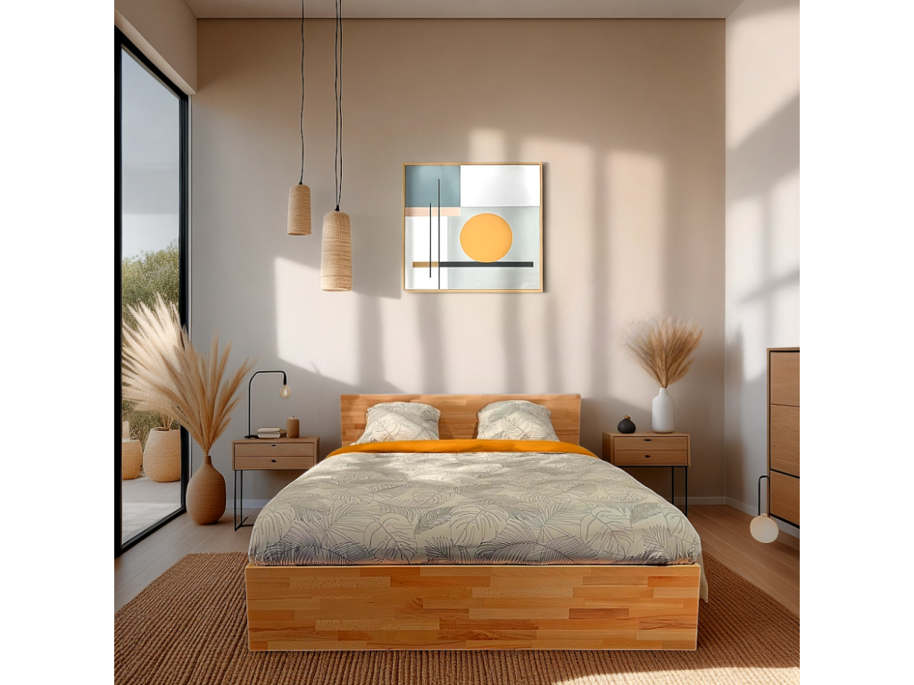 Bed 160X200CM - Beige