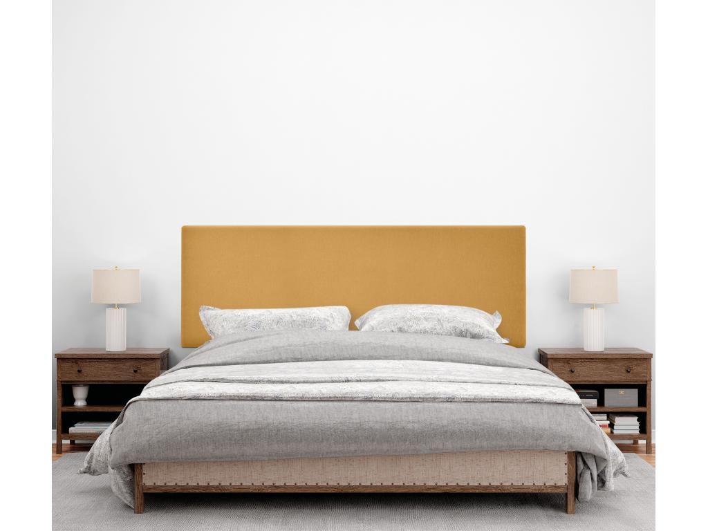 Bed Beds 135X105CM - Jaune moutarde