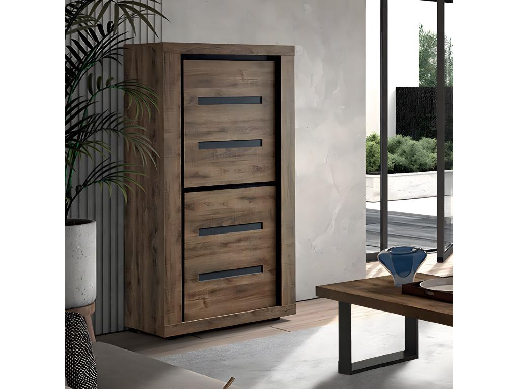 Cabinet (Black) - Brown hequ081961