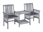 Chairs Garden Table - Gray