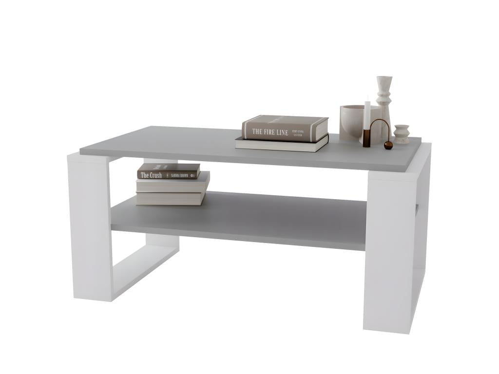 Table (Gray) - Blanc/Gris