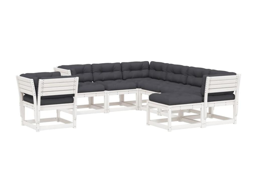 Outdoor Set Garden Cushion (White)