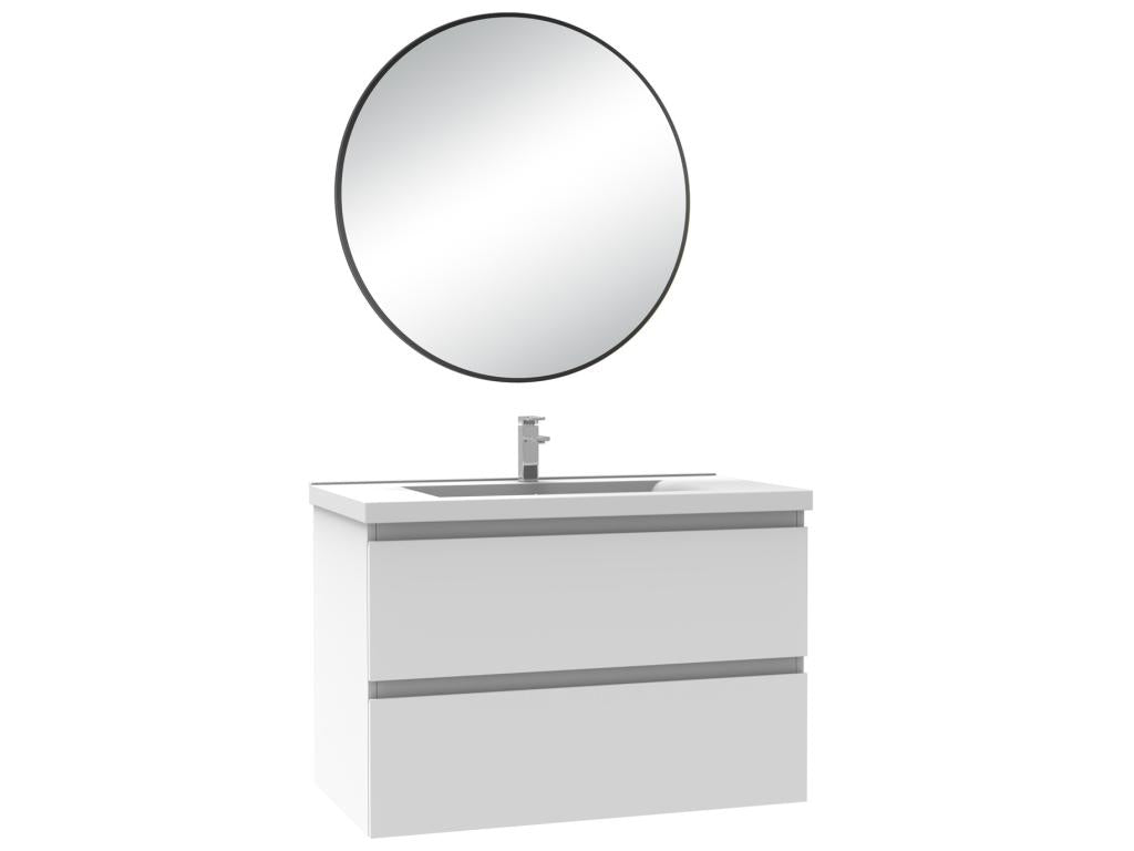 Cabinet Mirror (White)