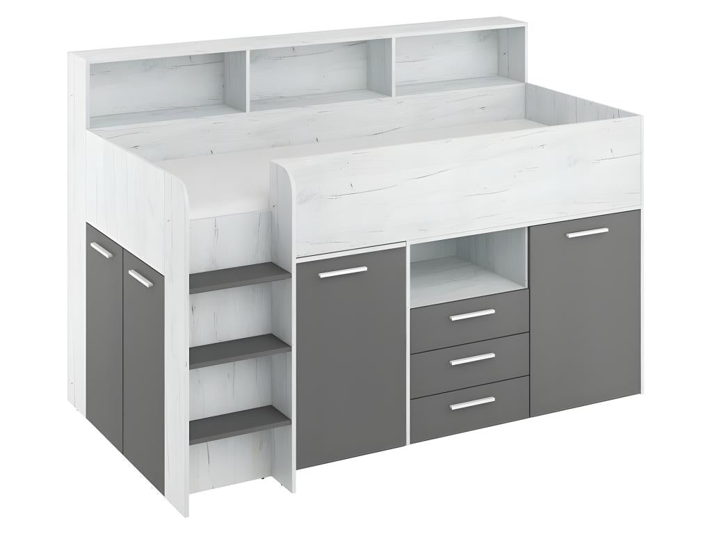 Bed Desk (White) 80X200CM - Brown