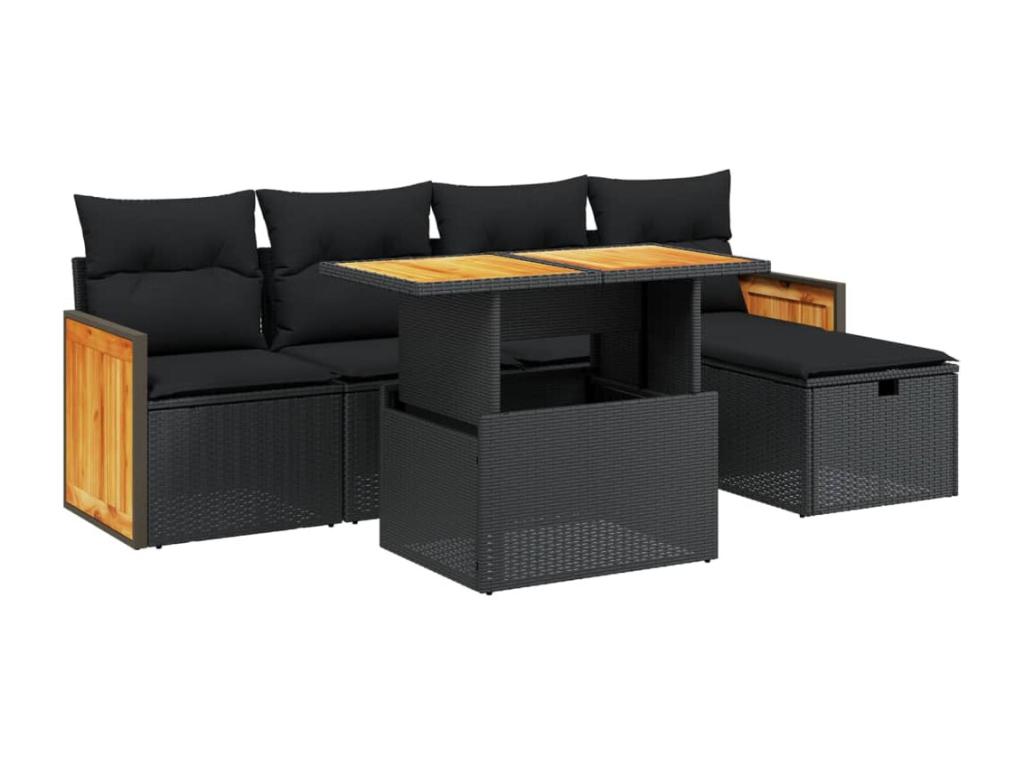 Outdoor Set Garden Cushion (Black) zwxu388841