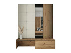Cabinet Mirror (Black) 205X172X42CM - Brown