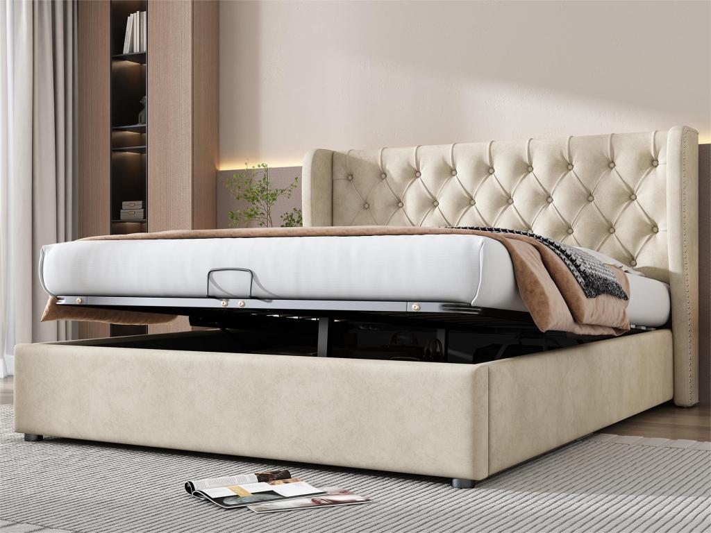 Bed (Beige) 140X200CM