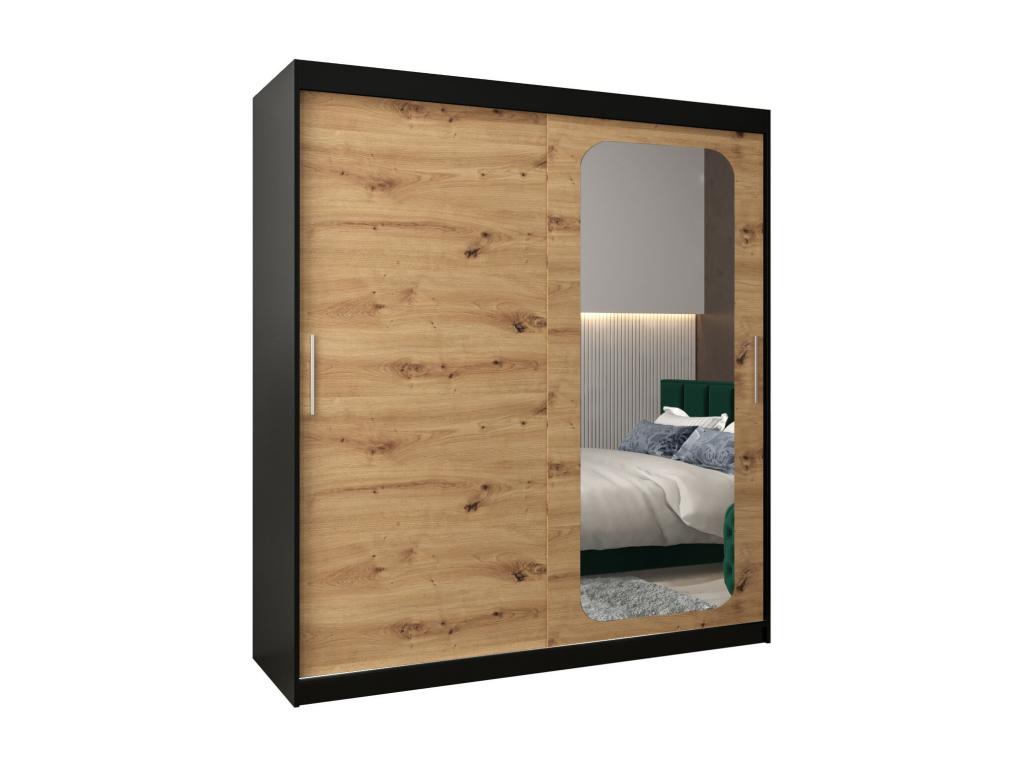 Wardrobe - Argent /Marron/Noir