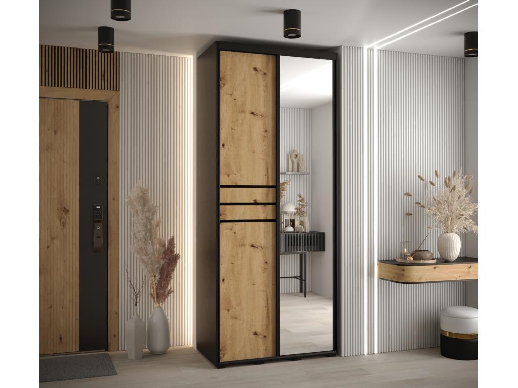 Wardrobe - Marron/Noir