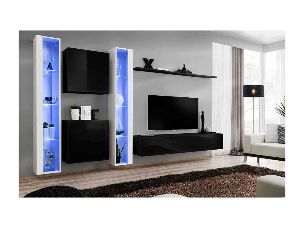 Cabinet (Black) - Blanc/Noir