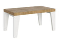 Table (White) - Blanc/Naturel clair