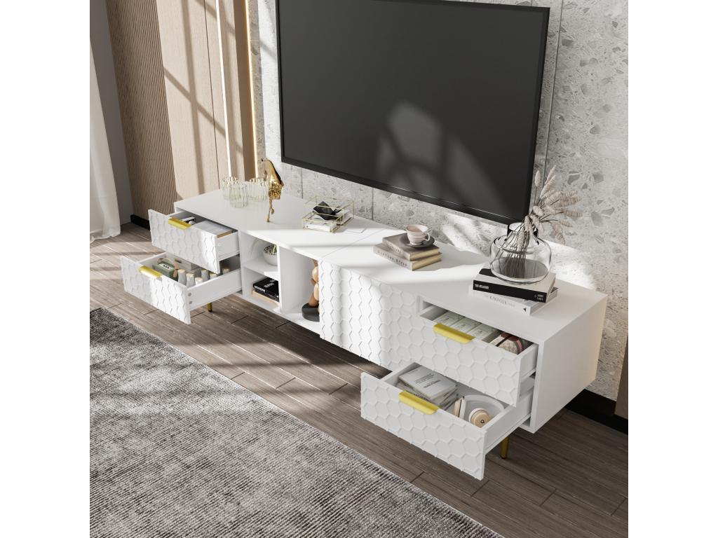 Cabinet (White) 170X403X499CM - Gray