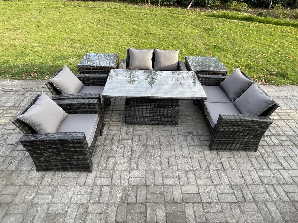 Garden Table Sofa - Gray