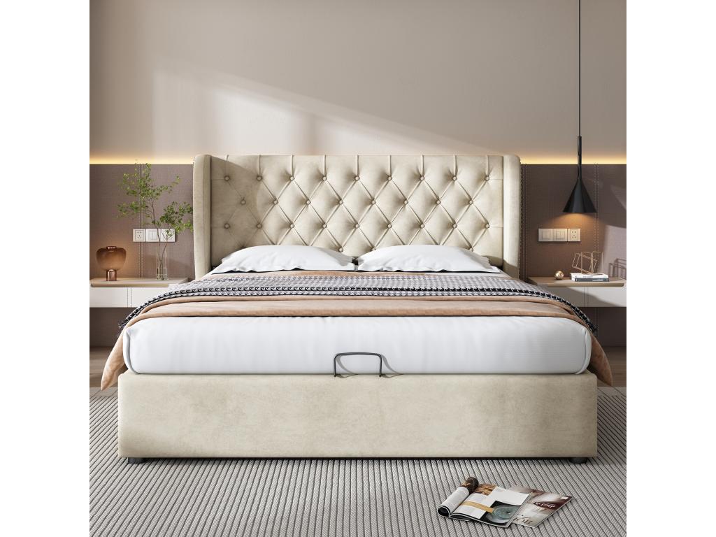 Bed (Beige) 140X200CM
