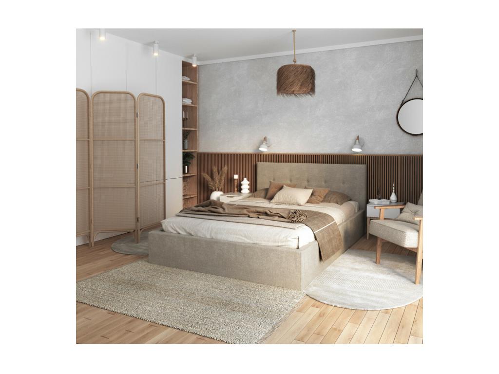 Bed (Beige) dvoe464771