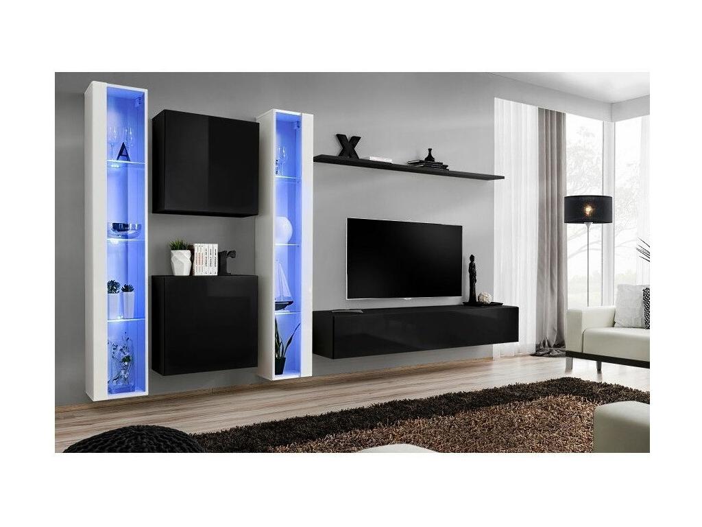 Cabinet (Black) - Blanc/Noir