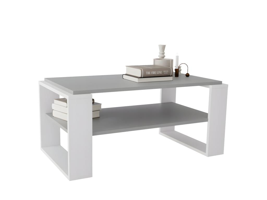 Table (Gray) - Blanc/Gris
