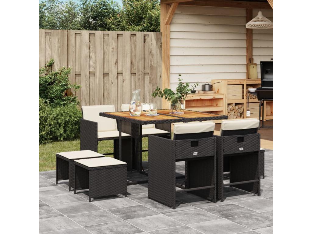 Garden Cushion (Black) uwqf373511