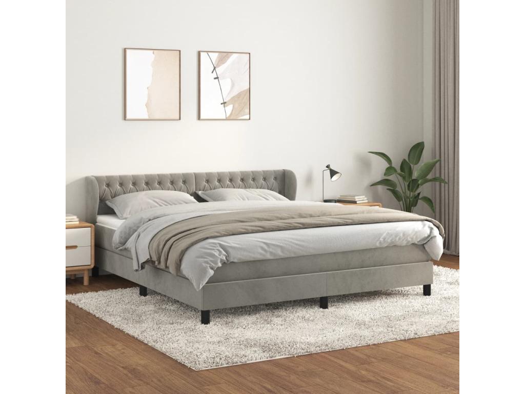 Bed Mattress (Gray) 180X200CM pdqh208271